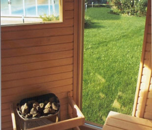 Finnisch outdoor sauna