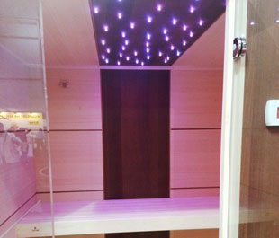 barevné Illumination sauny