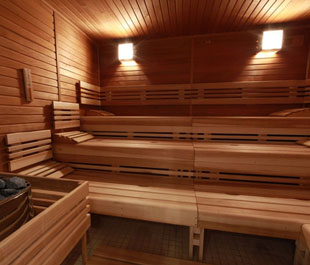 Commercial sauna cabin