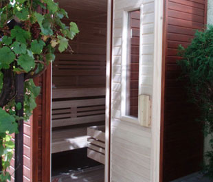 Outdoor sauna