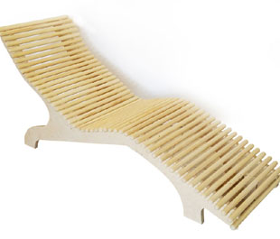 Sauna relaxing bench DYNTAR ORGANIC PLUS