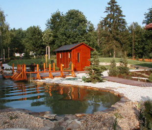 outdoor sauna