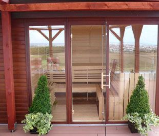 outdoor sauna